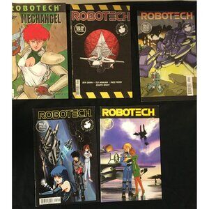 Robotech Mixed Lot of 9 Comic Books Genesis Collector Cards Circa 1993-1998